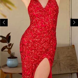 Red Prom Dress Primavera *LIKE NEW*